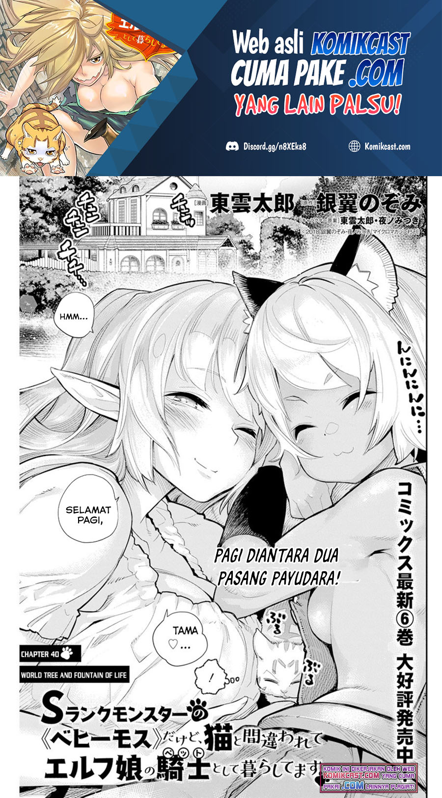 S-Rank Monster no Behemoth Dakedo, Neko to Machigawarete Erufu Musume no Kishi (Pet) Toshite Kurashitemasu Chapter 40 Gambar 2